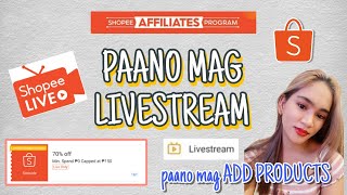 How to LIVESTREAM in Shopee as a Shopee Ambassador / Shopee Affiliate