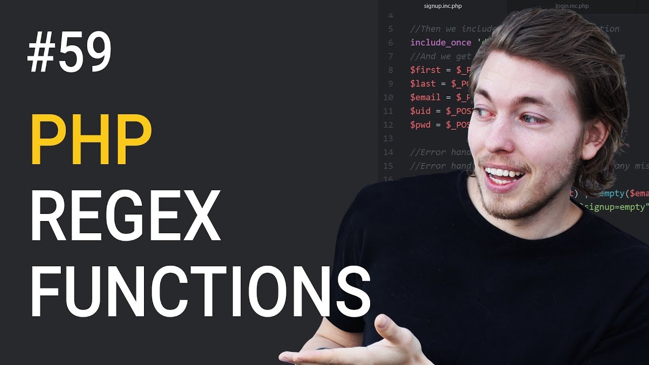 59: Functions Using Regular Expressions | Php Tutorial | Learn Php Programming