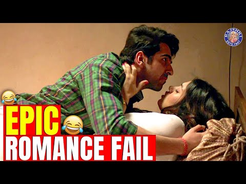 आयुष्मान खुराना से रोमांस नहीं हो पा रहा | Bhumi Pednekar & Ayushmann Khurrana Funny Romance Fail
