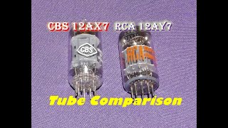 CBS 12AX7 vs RCA 12AY7 Tube Comparison