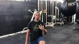 Single Leg Isometric Clock Squat