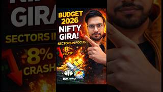 BUDGET 2026 : NIFTY GIRA! 8% GOLD &amp; SILVER CRASH ⚠️