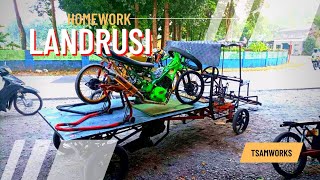 4 Wheels Diy. Pang Hakot Ng Drag Bike. Land Cruiser? Its Land Rusi.