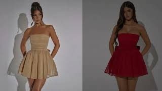 Elegant Strapless Lace Mini Dress | Chic & Feminine Summer Style