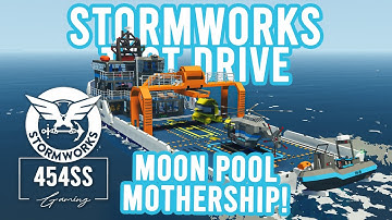 Stormworks: Mothership with Minisub, Diving Bell and Shark Cage!!
