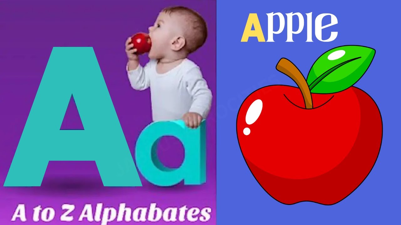 A for Apple B for Ball | Alphabets phonics song for toddlers |one two three numbers| 