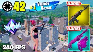 42 Elimination "RANKED RELOAD” Gameplay Wins (Fortnite Chapter 7 Keyboard &amp; Mouse)