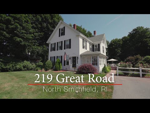219 Great Road, North Smithfield, RI home video tour