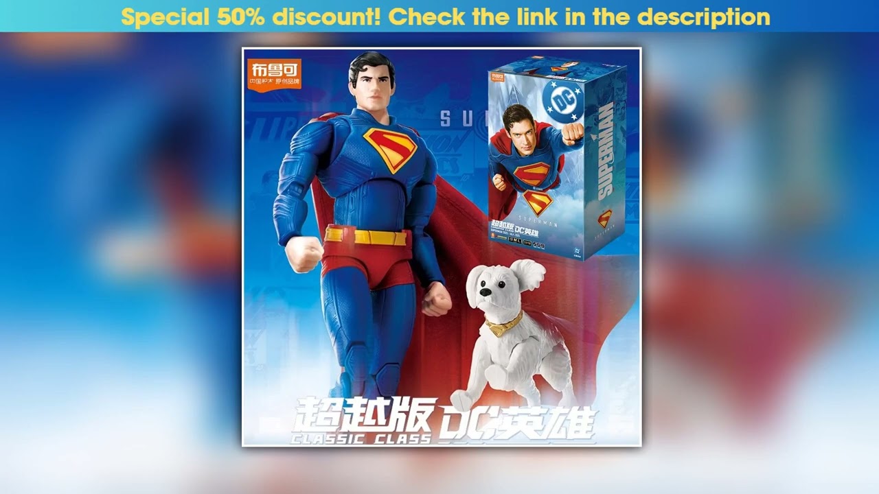 Blokees Superman 2025 Classic Class Building Blocks Assembling Toys Model Childrens Collection Gift