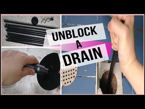 FLEXIBLE PLUNGER UNBLOCK A DRAIN  | Saluran Air Tersumbat