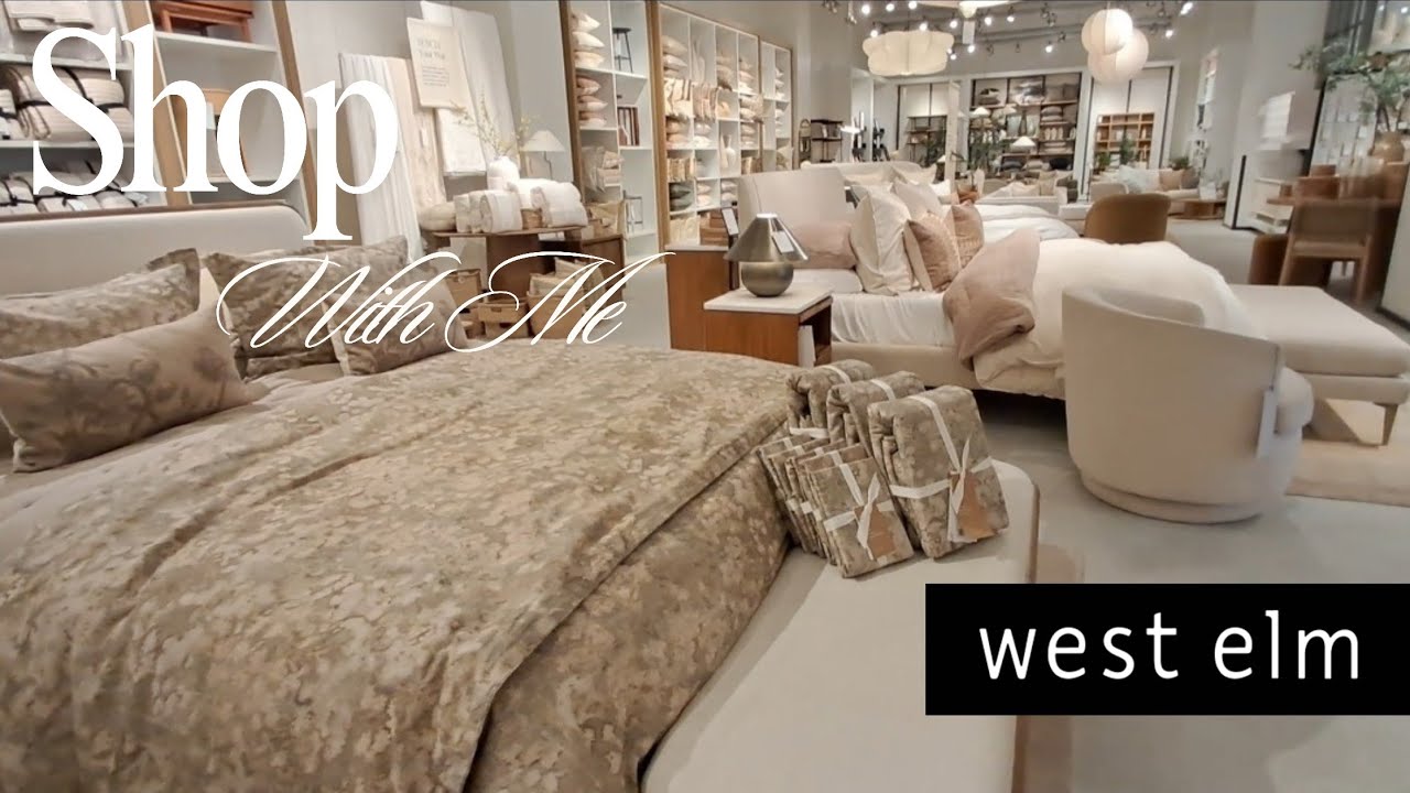 Beautiful Home Decor finds at WEST ELM! Shop with me! 🛍