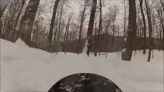 Mt St Marie 0202 2014 Snowboard Nose Cam