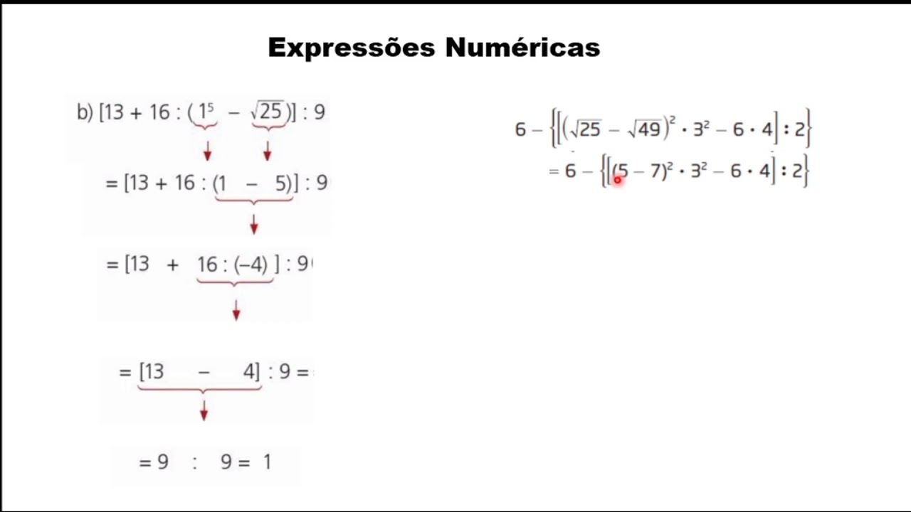 Potência de base negativa e Expressão Numérica. - YouTube