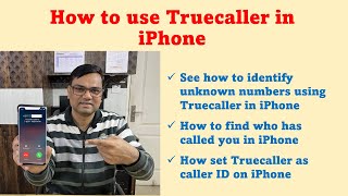 (Hindi) How to use Truecaller in iPhone | How to activate Truecaller on iPhone 12 and 13 screenshot 4