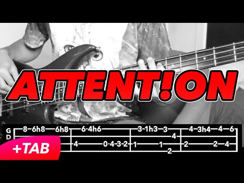 Charlie Puth - Attention (BASS COVER +TABS IN VIDEO)