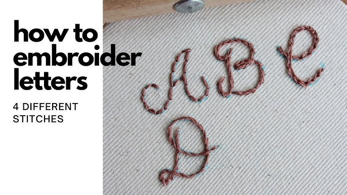 5 Basic Embroidery Stitches For Beginners – Bella Savoy