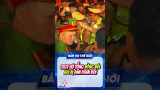 CSGT hỗ trợ dân ra khỏi vùng an toàn #tintuc #tintucdoday #tintuc24h #tinnong24h #news #thoisu