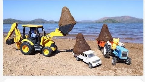 Bolero Pickup Accident Biggest Deep Pit Pulling Out JCB | ParleG Loading | Mahindra Tractor | BABY