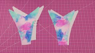 How to Sew Super High Hip, String Tied Reversible Bikini Bottoms | Freddy Bottoms | Edgewater Avenue