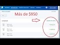 Mira como gané más $950 invirtiendo solo $5 método Real