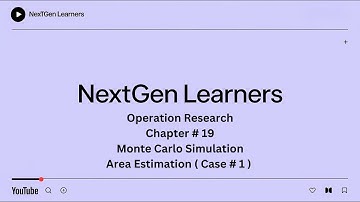 Operation Research| Monte Carlo Simulation |Area Estimation |Case#1 |Cal estimated Area of Given Eq