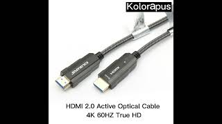 Hdmi 2 0 Active Optical Cable 4K 60Hz True Hd