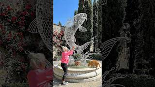 I Grew a Leaping Koi Fish Topiary in My Tuscan Villa Fountain 🐟🌿