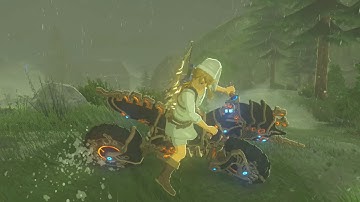 Link Rides The Master Cycle Zero Across Hyrule - Zelda Breath of the Wild