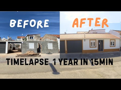 Portugal RUIN Renovation - 15min - TIMELAPSE Start to Finish - YouTube