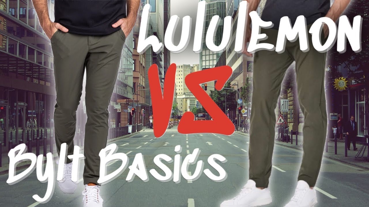 Best Men's Pants  Bylt Basics Everyday Pant vs Lululemon ABC Pant 