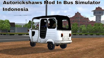 Indian Autorickshaw Mod In Bus Simulator Indonesia - Bussid Bus Mod - Bussid Car Mod - Bussid