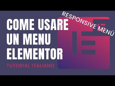 Video: Come Aprire Il Menu Principale