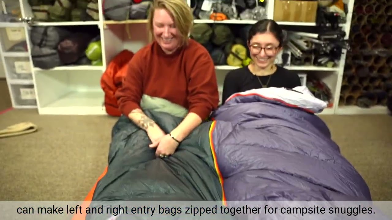 Preview of Big Agnes Anthracite and Greystone Sleeping Bag Video