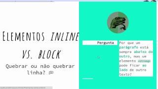 [Class 3 - topic 3] inline vs block elements