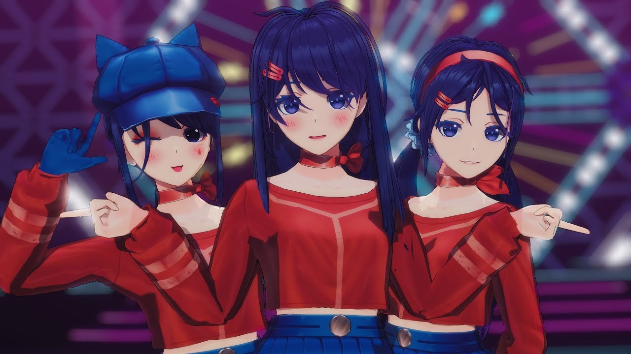 MiSide MMD】Kind, Cool, & Crazy Mita Trio | 恋は渾沌の隷也 / Love