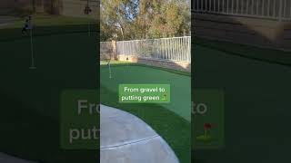 Installing A Backyard Putting Green
