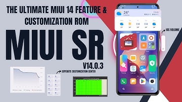 The Ultimate Miui 14 Feature & Customization Rom Ft Miui SR 14.0.3 For Redmi Note 10 Pro / Pro Max