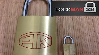 [6] Gigantic 100mm PTK Padlock with Keys!!