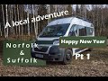 Camper van, New Year, New adventure - Norfolk and Suffolk, exploring by road.