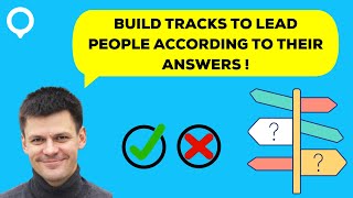 Guide players to tracks by what they exactly answer - "Answer is" rule block tutorial