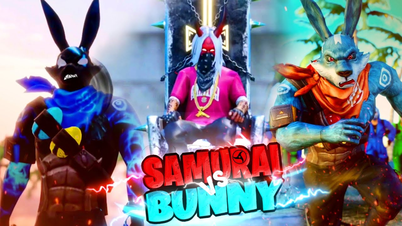 SAMURAI👹vs🐰BUNNY Full Movie🔥The Story of Samurai And Bunnys 3D Animation (FreeFire) Edit by Rupok399