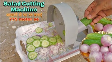 How to Make a Salad काटने की मशीन || Vegetable Cutting Machine at Home