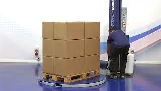Robopac Masterplat Plus Pallet Wrap Turntable Machine