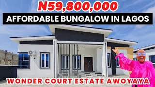 Bungalow for sale in Lagos | Most Affordable 3 Bedroom Bungalow + BQ | WONDER COURT ESTATE AWOYAYA