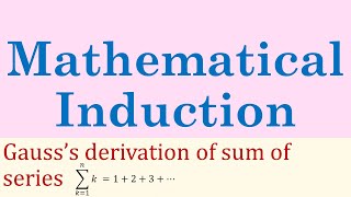 Sum of Series of Natural Numbers: Solution by the young Gauss