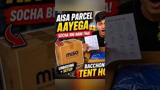 👉 Aisa Parcel Aayega Socha Bhi Nahi Tha 😳 | Mini Tent House Unboxing & Setup #meesho #parcel 😱😱
