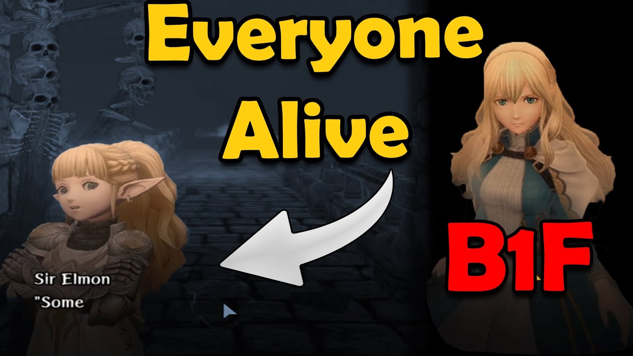 [Wizardry Variant Daphne] Everyone Alive B1F - Saving Elmon From Injuries