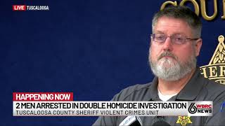 2 men arrested in Tuscaloosa County homicide investigation