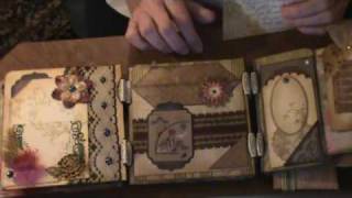 Mini Album Vintage Look TWS Scrap Beach Nov Virtual Crop Prize  Part 2