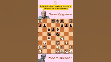 "Robert Hübner vs Garry Kasparov | Classic Chess Game 1985 | Brilliant Attack"